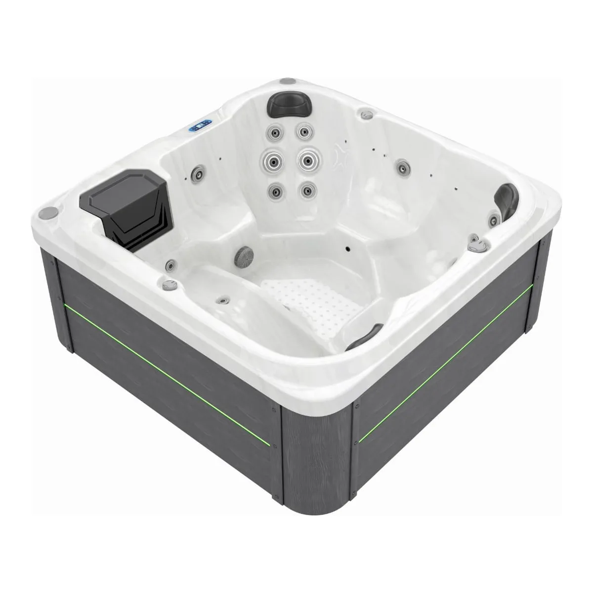 Spa Breeze coloris blanc — vue d'ensemble 3/4