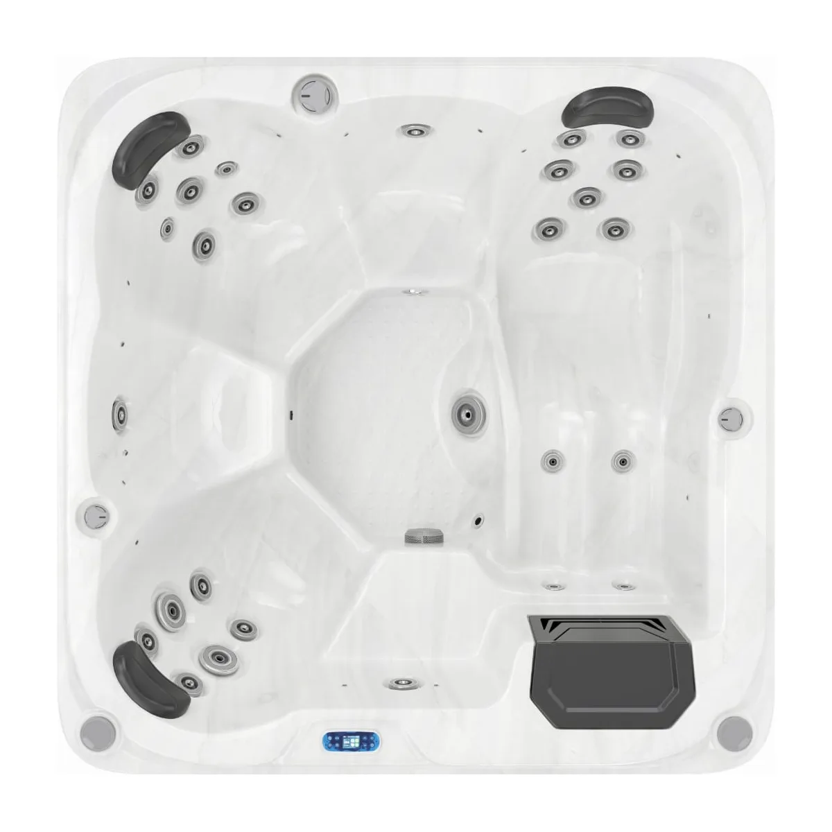 Spa Breeze coloris blanc — vue de dessus