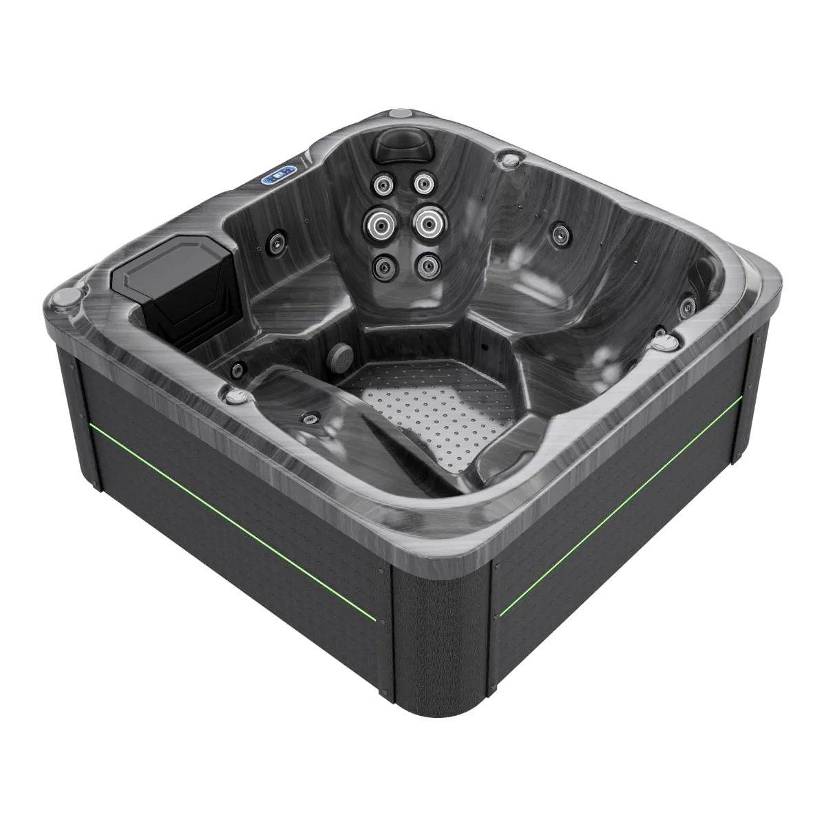 Spa Breeze coloris noir — vue d'ensemble 3/4