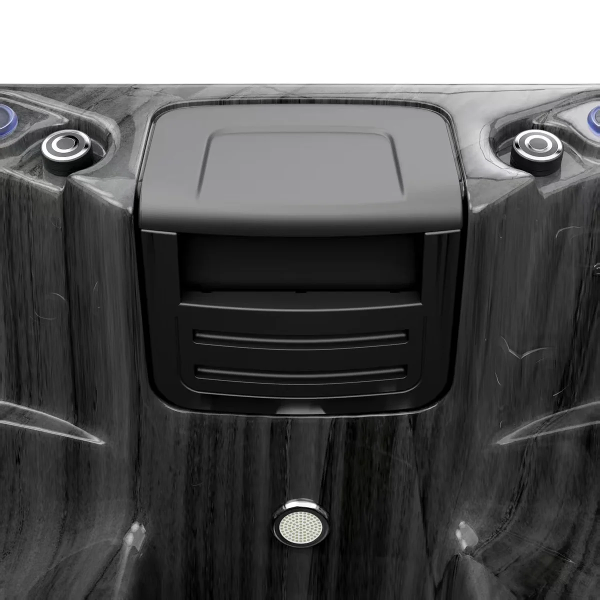 Skimmer et filtration du spa