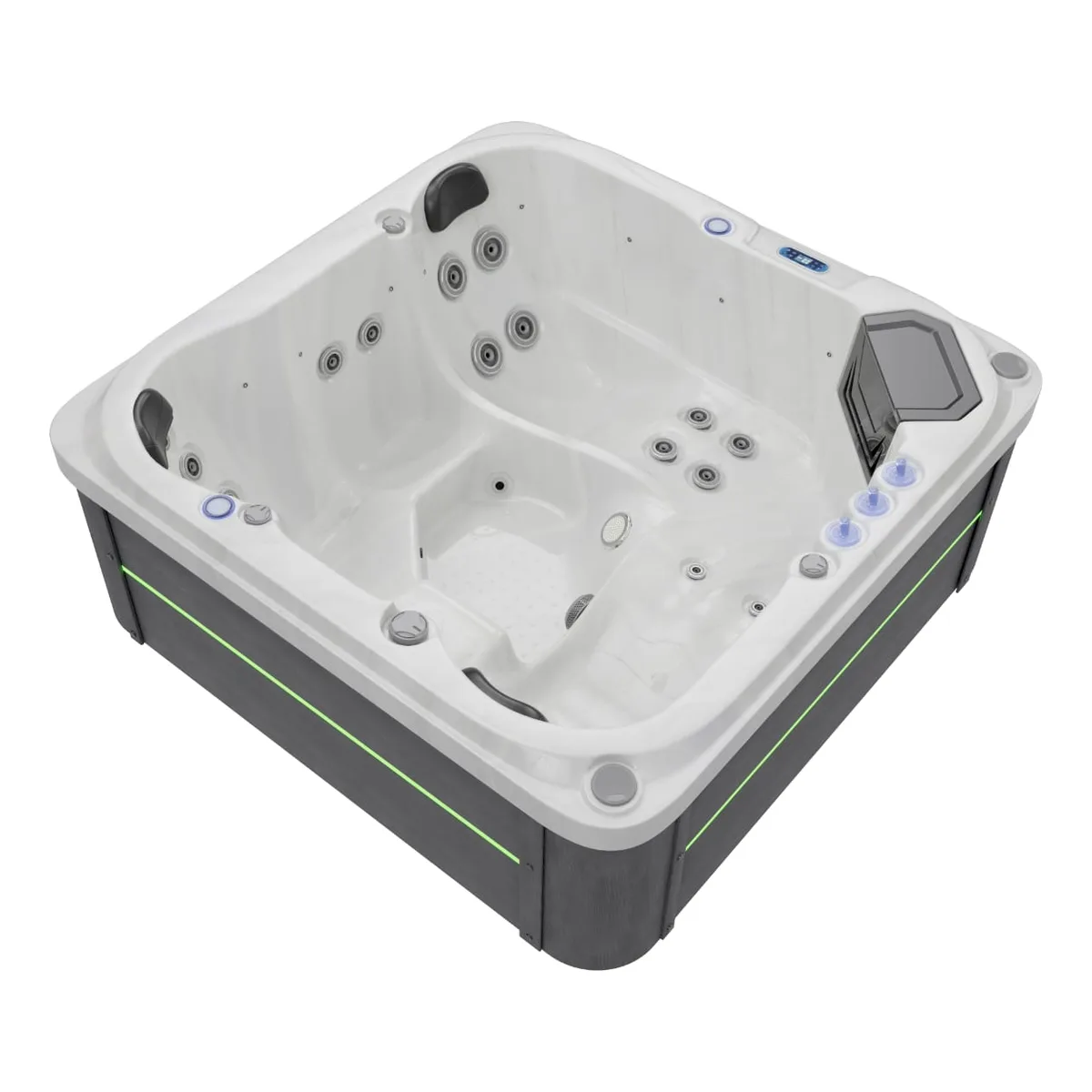 Spa Ease coloris blanc — vue d'ensemble 2