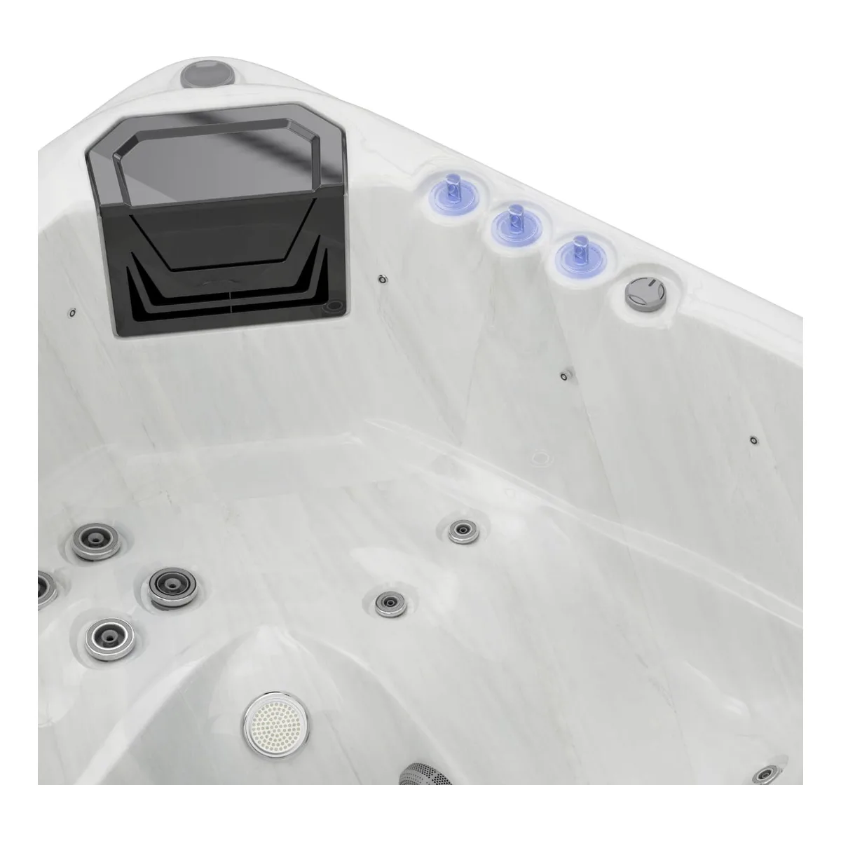 Spa Ease coloris blanc — détail 2