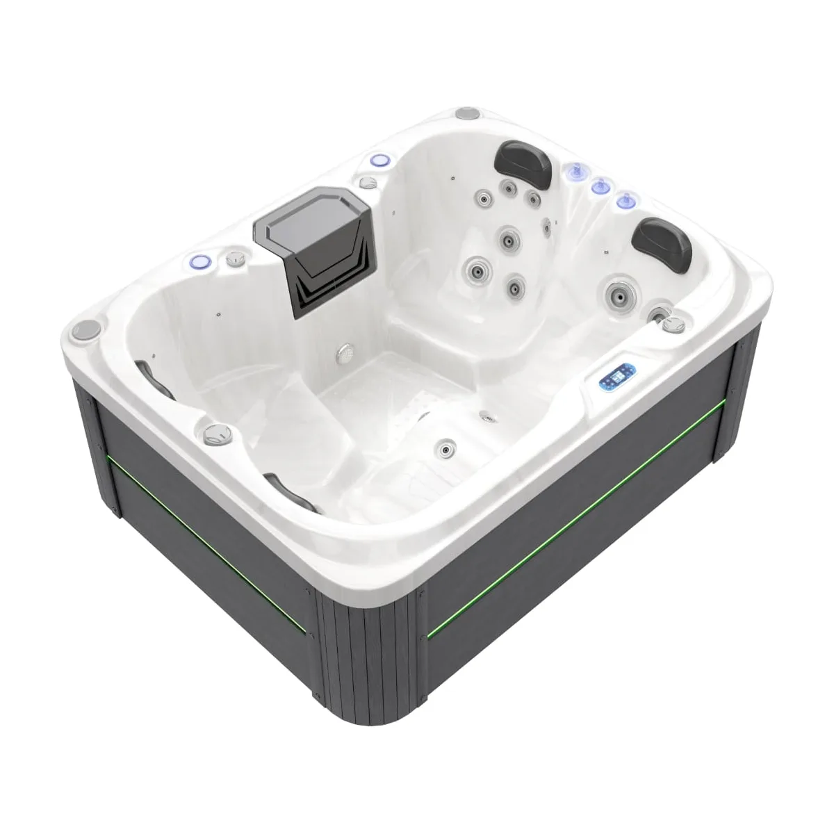 Spa Nexus coloris blanc — vue d'ensemble 3