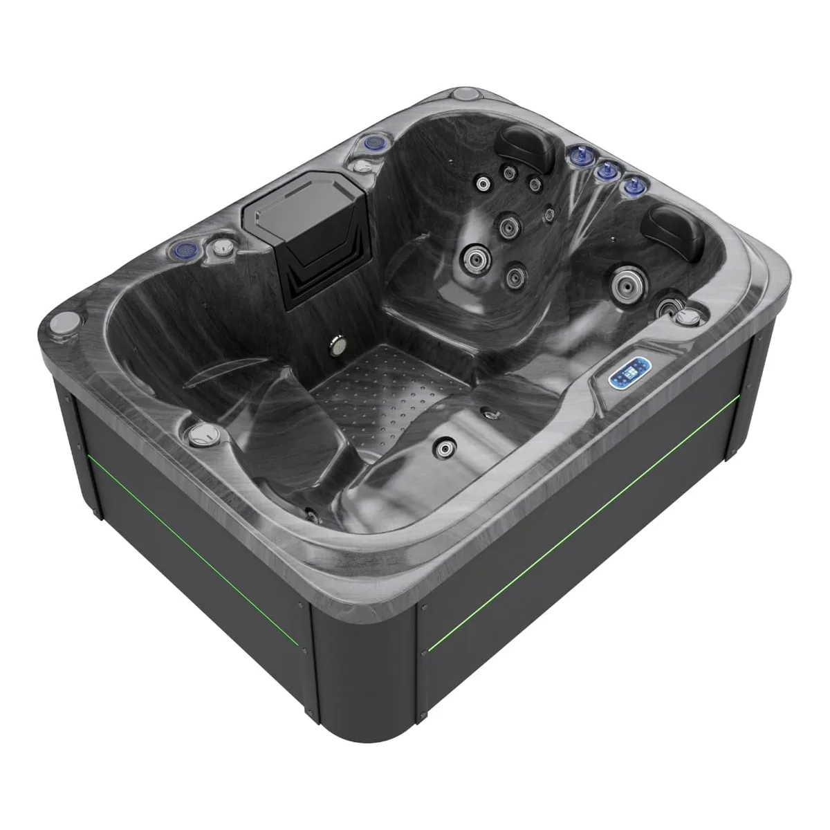Spa Nexus coloris noir — vue d'ensemble 3