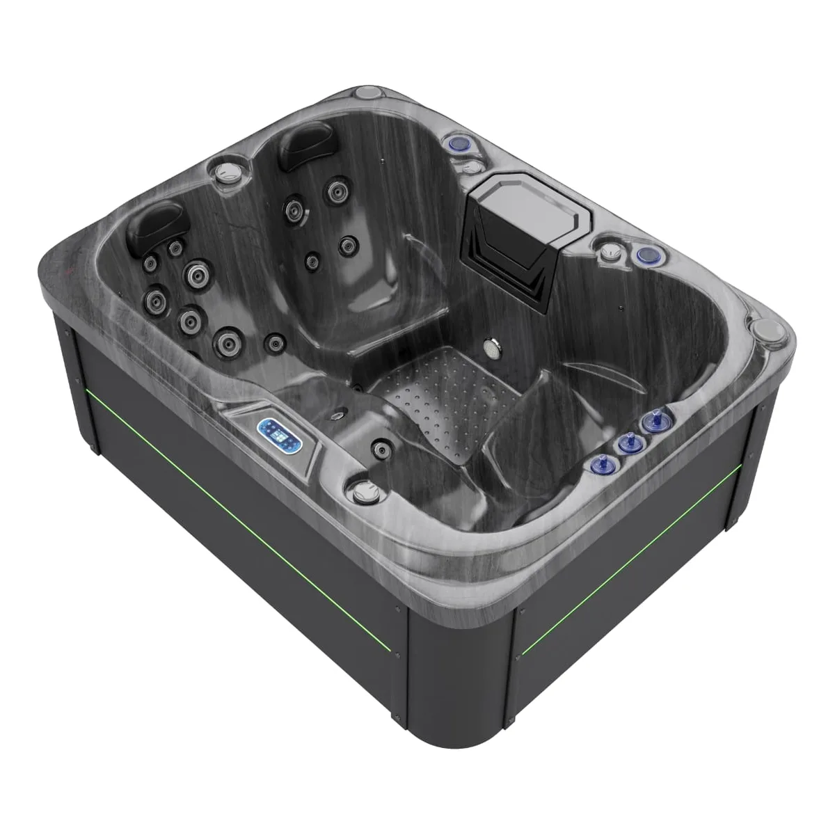 Spa Nexus coloris noir — vue d'ensemble 4